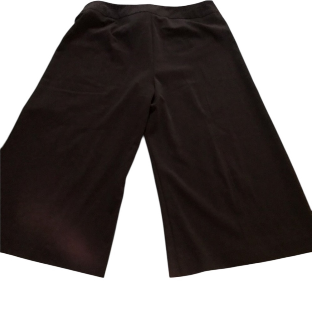 Bandolino size 12 dark brown high waist wide leg cropped , dress pants